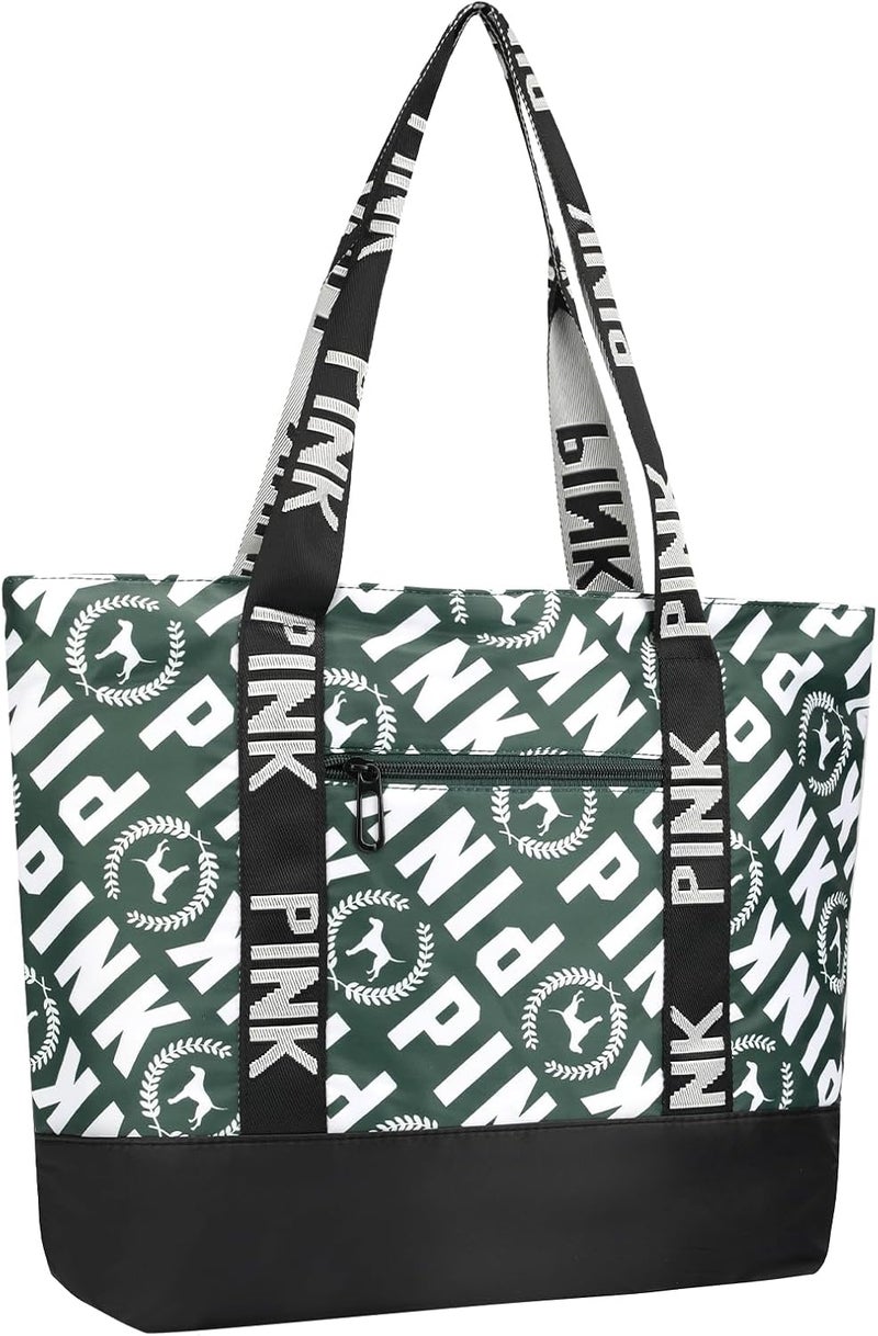 MOPERIL Travel Tote Bags for Women, Waterproof Beach Bag Spend the Night Bags for Women, Travel & Overnight Bag - Image 1